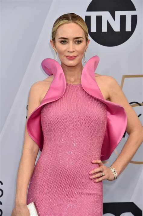 emily blunt michael kors sag 2019 popsugar|Emily Blunt Pink Dress at the SAG Awards 2019 .